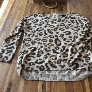 H&M leopard print sweater
